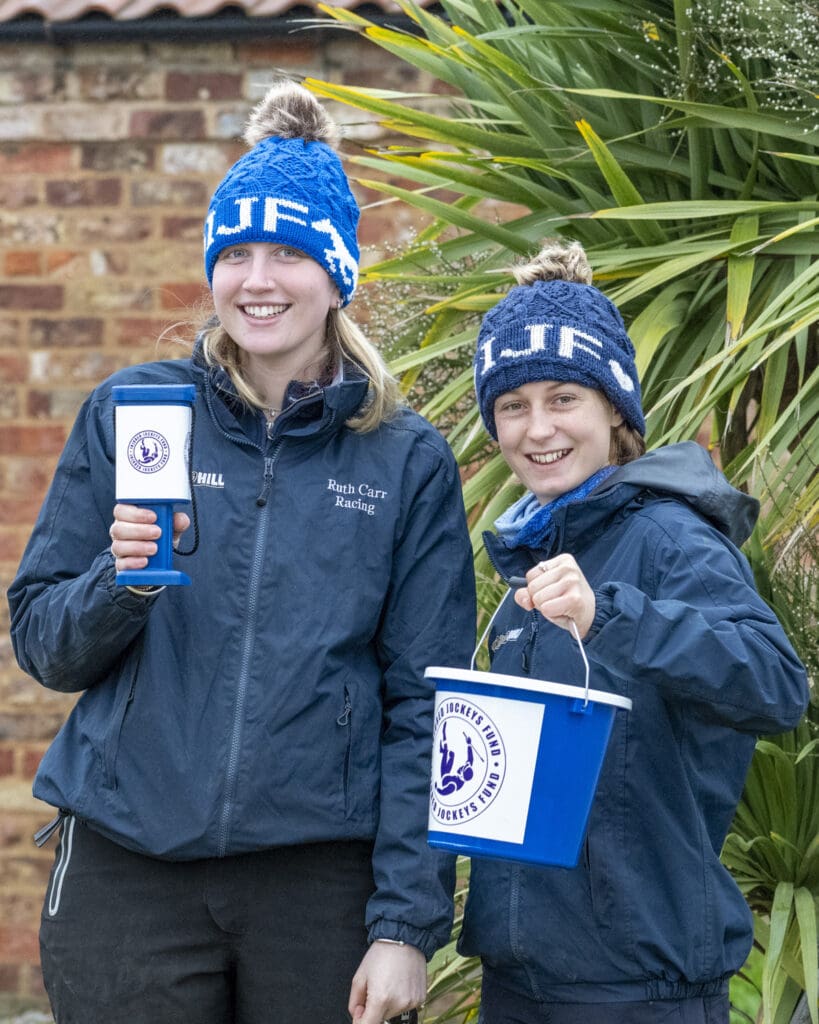 Charli and Bunny raising funds for the IJF