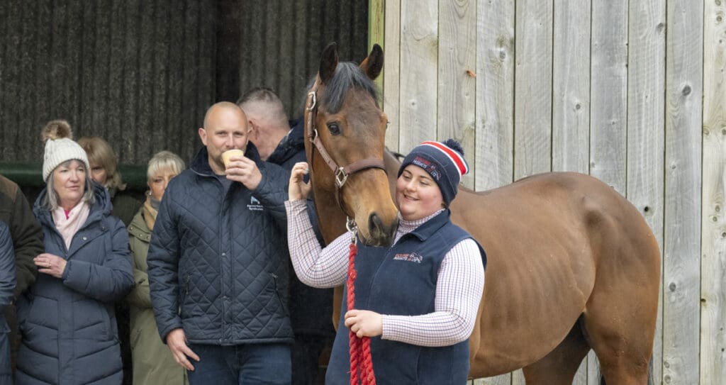 Emelia keeps him happy and settled