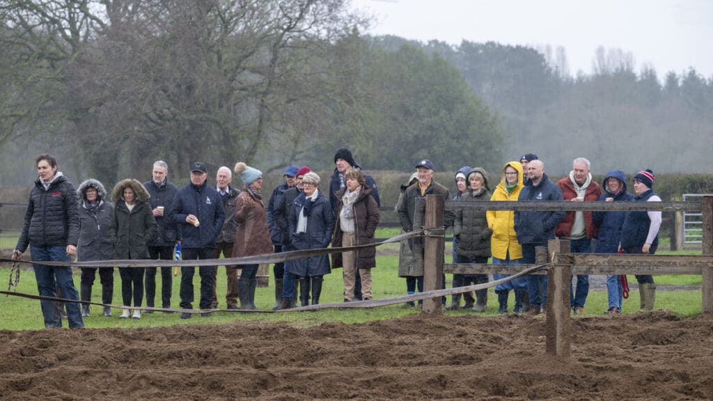 Foxtrot Racing Syndicate members enjoy the show