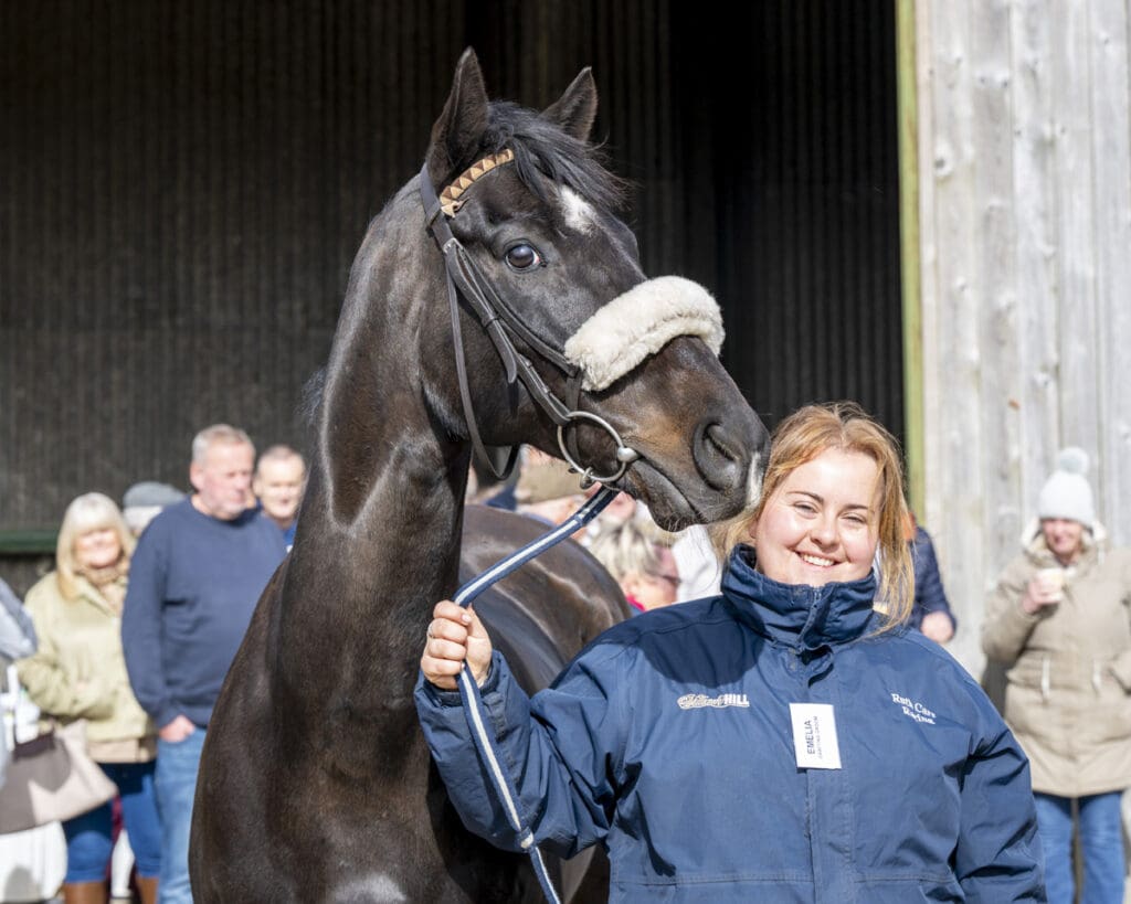 One proud groom, Emelia with Jojo Rabbit who won earlier this week.